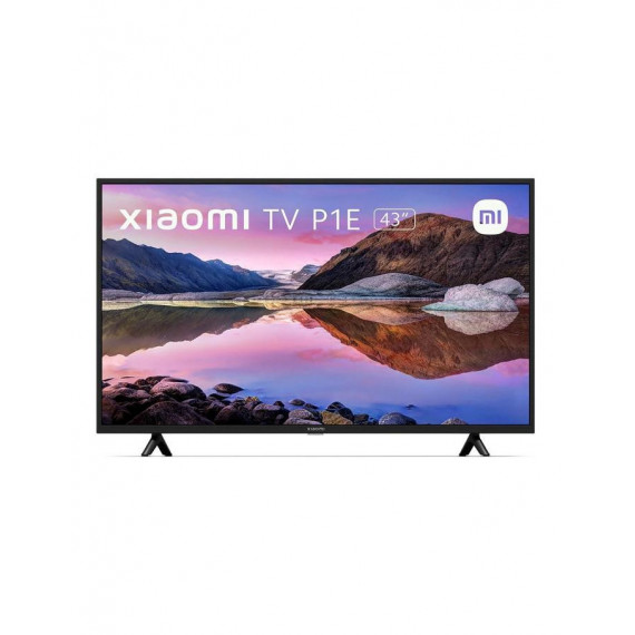 Televisor LED 43" Xiaomi TV P1E 4K Ultra HD Smart TV Wi-Fi Negro