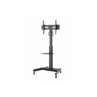Soporte con Ruedas para TV Reflecta 65P-Shelf, Negro