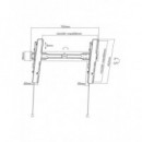 Soporte Reflecta Premium SLIM 70-6050T para TV, Inclinable, 35 Kg, Negro