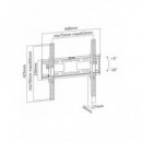 Soporte de Pared Reflecta PLANO Flat 55-4040T, 32-55" 50Kg, Negro