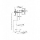 Soporte TV de Pie Reflecta Elegant 70S para 37-70", Negro