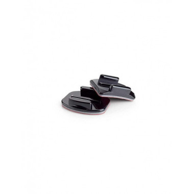GoPro AACFT-001 Soportes Adhesivos Curvos + Planos (3 Unidades), Negro