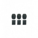 GoPro AACFT-001 Soportes Adhesivos Curvos + Planos (3 Unidades), Negro