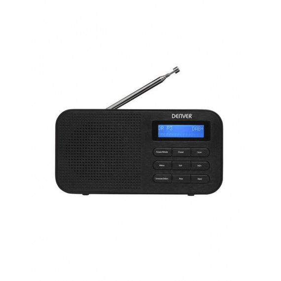 Radio Despertador Denver DAB-42 Negro DAB+ FM