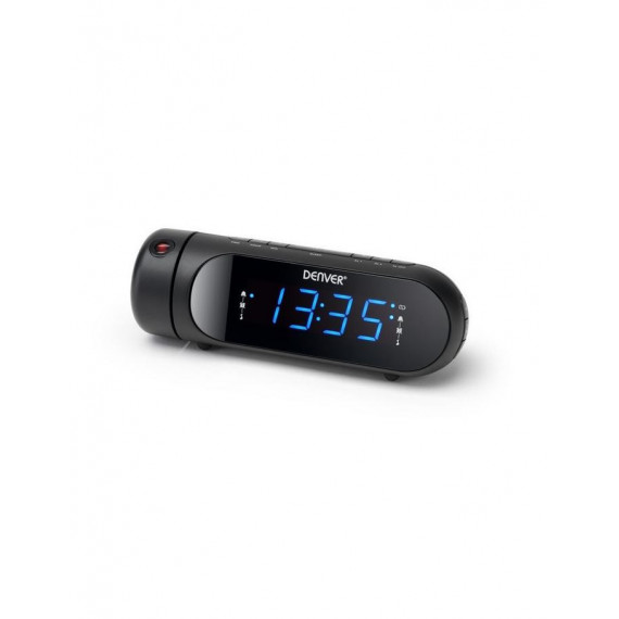 Radio Despertador Denver CPR-700 con Función Snooze y Temporizador Negro