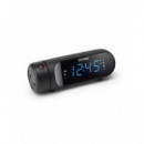 Radio Despertador Denver CPR-700 con Función Snooze y Temporizador Negro
