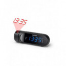 Radio Despertador Denver CPR-700 con Función Snooze y Temporizador Negro