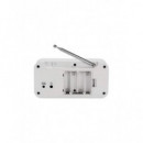 Radio Despertador Denver DAB-42, 1W, Blanco
