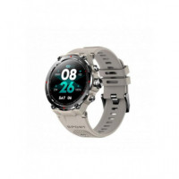 Smartwatch DCU 34157081 GPS, Pantalla AMOLED HD, Gris