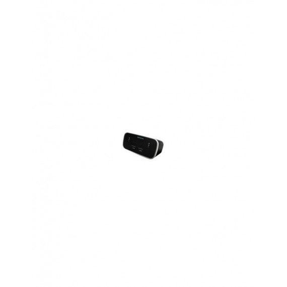 Aiwa Radio Reloj Despertador CRU19 Negro con Carga USB