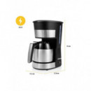 Cafetera de Filtro Tristar CM-1283 de Goteo Negra