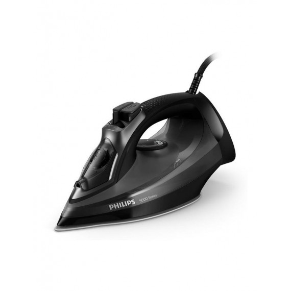 Plancha de Vapor Philips Serie 5000 DST5040/80, 2600W, Suela SteamGlide Plus