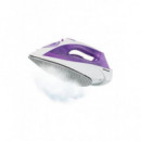 Plancha de Vapor Tristar ST-8350, 2200W, Suela Cerámica, 0.26L, Vapor Vertical, Morado