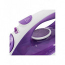 Plancha de Vapor Tristar ST-8350, 2200W, Suela Cerámica, 0.26L, Vapor Vertical, Morado