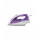 Plancha de Vapor Tristar ST-8350, 2200W, Suela Cerámica, 0.26L, Vapor Vertical, Morado