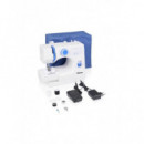 Máquina de Coser Eléctrica Tristar SM-6000, 14 Puntadas, Enhebrador Automático, Blanco