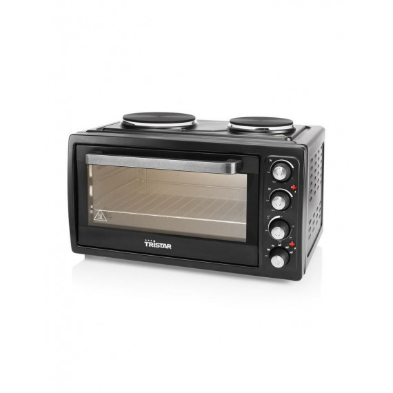 Horno de Convección Tristar OV-1443m con 2 Placas de Cocción, Negro