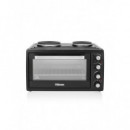 Horno de Convección Tristar OV-1443m con 2 Placas de Cocción, Negro