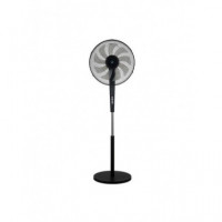 Ventilador de Pie Ártico SY-VLP37RB 16", 60W, 9 Aspas, Negro