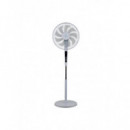 Ventilador de Pie Ártico SY-VLP37RB 16" 60W con 9 Aspas, Blanco