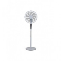 Ventilador de Pie Ártico SY-VLP37RB 16" 60W con 9 Aspas, Blanco