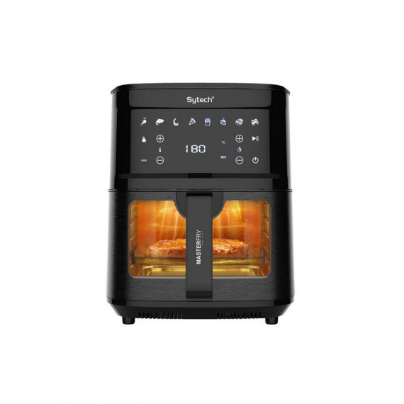 Freidora de Aire Sytech SYAF710, 7.1 Litros, 1700W, Panel Táctil Negro