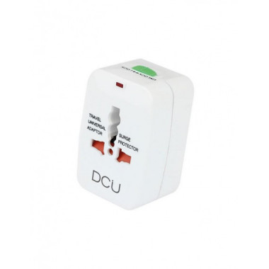 Adaptador de Viaje Universal DCU EU/UK/USA/AUS Blanco