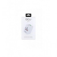 Adaptador de Viaje Universal DCU EU/UK/USA/AUS Blanco
