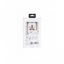 Adaptador de Viaje Universal DCU EU/UK/USA/AUS Blanco