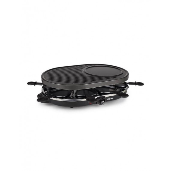Raclette Tristar RA-2996 Ovalada Negra 1200W para 8 Personas