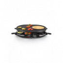 Raclette Tristar RA-2996 Ovalada Negra 1200W para 8 Personas