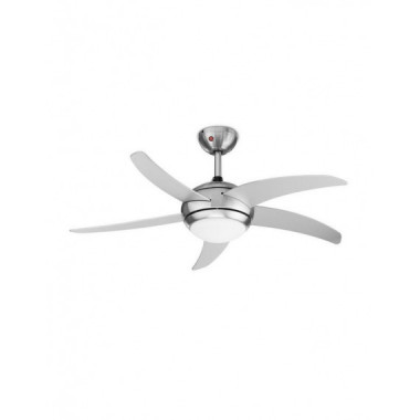 Ventilador de Techo Tristar VE-5815 con Luz y Mando, 112 cm, Plata