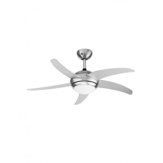 Ventilador de Techo Tristar VE-5815 con Luz y Mando, 112 cm, Plata