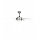 Ventilador de Techo Tristar VE-5815 con Luz y Mando, 112 cm, Plata