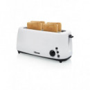 Tostadora TRISTAR BR-1053 1400W con 2 Ranuras Largas y 7 Niveles