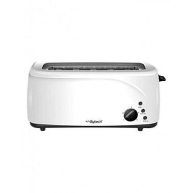 Tostadora Sytech TS49, 1050W, Ranura Larga, Blanco