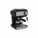 Cafetera Eléctrica Tristar CM-2276 Máquina Espresso 1.2 L Negra