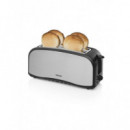 Tostadora Tristar BR-1046 4 Ranuras Largas Acero Inoxidable 1400W