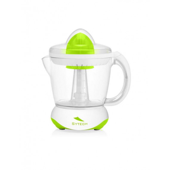 Exprimidor Eléctrico Sytech SYEX05L, 1L, Rotación 2 Sentidos, 40W Blanco/Lima