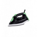 Plancha de Vapor Sytech PV21, 2200W, Color Negro/Verde