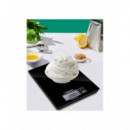 Báscula de Cocina Digital Sytech SYBS516 Foodeasy, Negra