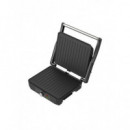 Plancha Grill Sytech PN12 Panini, Acero Inoxidable, Placas Onduladas, Apertura 180º, 2200W