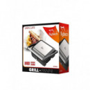 Plancha Grill Sytech PN12 Panini, Acero Inoxidable, Placas Onduladas, Apertura 180º, 2200W