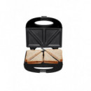 Sandwichera Sytech SY-SW35, 2 Compartimentos, 800W, Negro