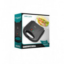 Sandwichera Sytech SY-SW35, 2 Compartimentos, 800W, Negro