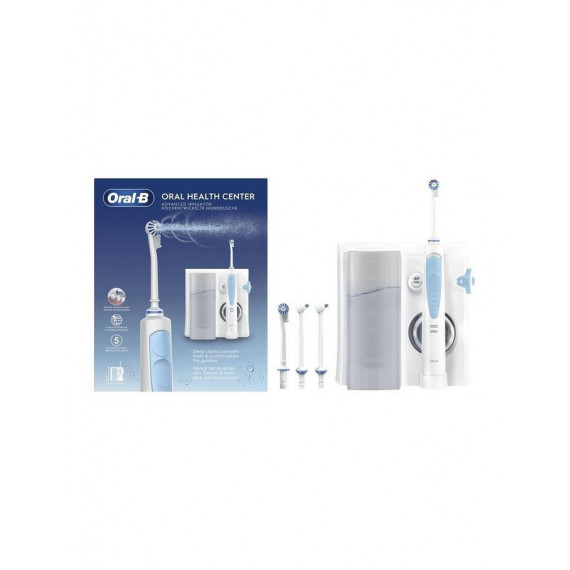 Oral-B OxyJet Irrigador Oral con Tecnología de Microburbujas y 4 Cabezales