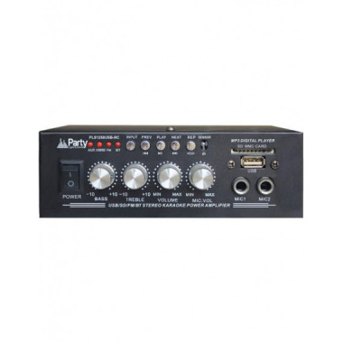 Party Light & Sound PSL1250USB-RC - Amplificador Hi-Fi con Bluetooth y 2x25W de Potencia