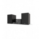 Microcadena Aiwa MSBTU-600 con USB, CD, Bluetooth y Radio FM, 50W RMS, Negra