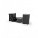 Microcadena Aiwa MSBTU-600 con USB, CD, Bluetooth y Radio FM, 50W RMS, Negra