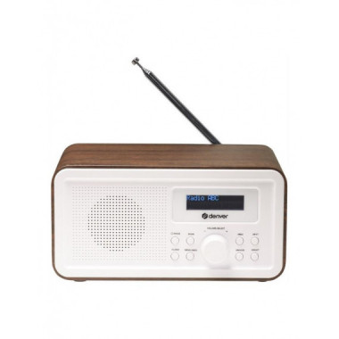 Radio Digital Denver DAB-30DW Madera Oscura DAB+/FM